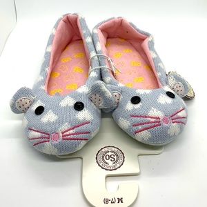 NWT Mouse Slippers - size 7/8
